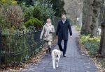 Blaricum 18 november 2012
Anita Meyer met haar vriend aan het wandelen met de hond.
Peter Smulders bv