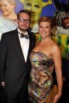 Amsterdam 4 november 2012
Premiere Shrek in het theater van de RAI. Anouk v Nes met man
Peter Smulders bv