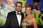 Amsterdam 4 november 2012
Premiere Shrek in het theater van de RAI. Anouk v Nes met man
Peter Smulders bv