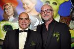 Amsterdam 4 november 2012
Premiere Shrek in het theater van de RAI. Arjan ederveen met vriend
Peter Smulders bv