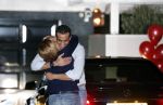 Zoetermeer Amsterdam 9 november 2012
Estelle Cruijff haalt haar vriend Badr Hari op bij de gevangenis in Zoetermeer en rijdt daarna naar haar huis toe in Amsterdam.
Peter Smulders bv