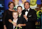 Amsterdam 4 november 2012
Premiere Shrek in het theater van de RAI. Erwin v Lambaart met vrouw en zoons
Peter Smulders bv