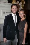 Amsterdam 12 november 2012
Beau monde awards in het amstel hotel. Kimberly Klaver met vriend
Peter Smulders bv