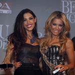 Amsterdam 12 november 2012
Beau monde awards in het amstel hotel. Yolanthe Sneijder Cabau en Sylvie v d Vaart
Peter Smulders bv