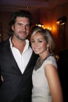 Amsterdam 12 november 2012
Beau monde awards in het amstel hotel. Zangeres Do Dominique v Hulst met Marc
Peter Smulders bv