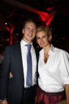 Amsterdam 1 november 2013
Uitreiking van de jfk s greatest man award in de harbour club.
Anouk Smulders met Justin de Vries