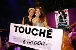 Hilversum 21 oktober 2013
Anouk Smulders presenteert de finale van Hollands next top model HNTM in studio 21 . de finalisten zijn Bo Anke Nikki en Delorian. Nikki wordt uiteindelijk HNTM.