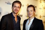 Amsterdam 10 november 2013
Diverse feestje rondom de MTV awards op diverse plaatsen in Amsterdam.
Beau Schneider met Guido Spek