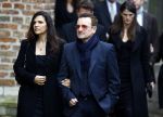 Delft 2 november 2013
Herdenkingsdienst voor prins Friso in de grote kerk in Delft. 
Bono U2 met zijn vrouw
