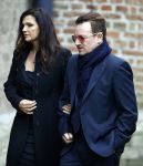 Delft 2 november 2013
Herdenkingsdienst voor prins Friso in de grote kerk in Delft. 
Bono U2 met zijn vrouw