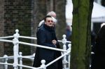 Delft 2 november 2013
Herdenkingsdienst voor prins Friso in de grote kerk in Delft. 
Bono U2 met zijn vrouw