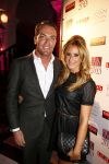 Amsterdam 11 november 2013
Uitreiking van de beau monde awards in het amstel hotel. Chantal Bles met Robert Doornbos