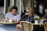 Amsterdam 22 oktober 2013
Connie Breukhoven op terras met haar zoon Marvin