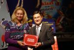 Amsterdam 12 november 2013
Presentatie Sinterklaasboeken van douwe egberts met Winston Gerschtanowitz Ivo Niehe Prinses Laurentien en Najib Amhali in de bibliotheek van Amsterdam.