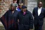 Delft 2 november 2013
Herdenkingsdienst voor prins Friso in de grote kerk in Delft.
Desmond Tutu en zijn vrouw