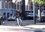 Amsterdam 30 oktober 2013
Frank Rijkaard met zijn vrouw Stephanie in Amsterdam zuid