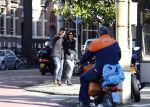 Amsterdam 30 oktober 2013
Frank Rijkaard met zijn vrouw Stephanie in Amsterdam zuid