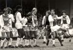 1985 Excelsior-AJAX
Marco v Basten, Edo Ophof, Dick Schoenaker, Frank Rijkaard, Ronald Koeman, Robbie de Wit
Foto Peter Smulders BV