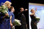 Leiden 17 oktober 2013
Premiere eindeloos met in de hoofdrollen Marit v Bohemen JobBovelander Diana Dobbelman Geert Hoes en Manouk v d Meulen in de schouwburg van Leiden