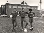 Amsterdam, 1984 De Meer AJAX stadion
Hans Galje, Jacques Storm en Stanley Menzo
Foto Peter Smulders BV
