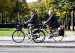 Amsterdam 12 oktober 2013
Isa Hoes op de fiets.