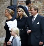 Delft 2 november 2013
Herdenkingsdienst voor prins Friso in de grote kerk in Delft. Koningin Maxima met Koning Willem Alexander