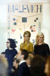 Amsterdam 18 oktober 2013
Koningin Maxima opent de expositie van Malevich in het stedelijk museum.