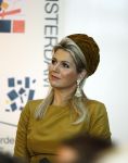 Amsterdam 18 oktober 2013
Koningin Maxima opent de expositie van Malevich in het stedelijk museum.