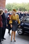 Amsterdam 18 oktober 2013
Koningin Maxima opent de expositie van Malevich in het stedelijk museum.