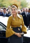 Amsterdam 18 oktober 2013
Koningin Maxima opent de expositie van Malevich in het stedelijk museum.