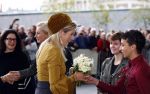 Amsterdam 18 oktober 2013
Koningin Maxima opent de expositie van Malevich in het stedelijk museum.