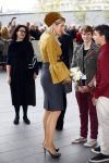 Amsterdam 18 oktober 2013
Koningin Maxima opent de expositie van Malevich in het stedelijk museum.