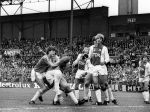 Amsterdam, 6 Maart 1983
AJAX-PSV, eindstand 3-3 Seizoen 1982/1983
Mart v Duren scoort 0-1
Foto Peter Smulders BV
