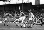 Amsterdam, 6 Maart 1983
AJAX-PSV, eindstand 3-3 Seizoen 1982/1983
Mart v Duren scoort 0-1
Foto Peter Smulders BV