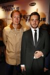 Amsterdam 14 oktober 2013
Premiere Feuten in Tuschinski. Nathan Moszkowicz met Robert de Hoog