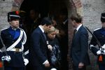 Delft 2 november 2013
Herdenkingsdienst voor prins Friso in de grote kerk in Delft.
Prinses Christina met haar kinderen