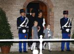 Delft 2 november 2013
Herdenkingsdienst voor prins Friso in de grote kerk in Delft.
Prinses Mabel met haar kinderen
