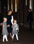 Delft 2 november 2013
Herdenkingsdienst voor prins Friso in de grote kerk in Delft.
Prinses Mabel met haar kinderen