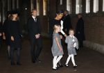 Delft 2 november 2013
Herdenkingsdienst voor prins Friso in de grote kerk in Delft.
Prinses Mabel met haar kinderen