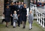 Delft 2 november 2013
Herdenkingsdienst voor prins Friso in de grote kerk in Delft.
Prinses Mabel en haar kinderen
