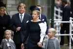 Delft 2 november 2013
Herdenkingsdienst voor prins Friso in de grote kerk in Delft.
Prinses Mabel en haar kinderen