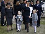 Delft 2 november 2013
Herdenkingsdienst voor prins Friso in de grote kerk in Delft.
Prinses Mabel en haar kinderen