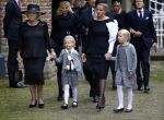 Delft 2 november 2013
Herdenkingsdienst voor prins Friso in de grote kerk in Delft.
Prinses Mabel en haar kinderen