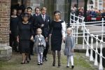 Delft 2 november 2013
Herdenkingsdienst voor prins Friso in de grote kerk in Delft.
Prinses Mabel en haar kinderen