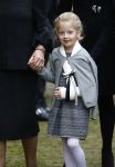 Delft 2 november 2013
Herdenkingsdienst voor prins Friso in de grote kerk in Delft.
Prinses Zaria met gebroken arm