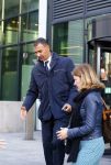 Amsterdam 17 oktober 2013
Ruud Gullit en Estelle Cruijff verlaten de rechtbank ivm hun scheiding