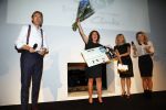 Amsterdam 14 oktober 2013
Jort Kelder en Lauren Verster presenteren de Marie Claire starters award. winnares Sanne Tummers