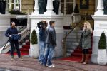 Amsterdam 23 oktober 2013
Susanne Dijksterhuis tijdens opnames luxery tv bij het amstel hotel