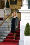 Amsterdam 23 oktober 2013
Susanne Dijksterhuis tijdens opnames luxery tv bij het amstel hotel
