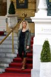 Amsterdam 23 oktober 2013
Susanne Dijksterhuis tijdens opnames luxery tv bij het amstel hotel